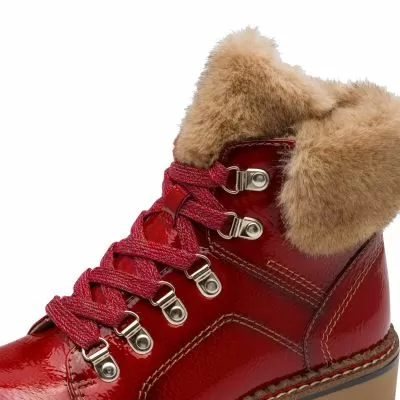Дамски Равни Боти TAMARIS - 1-26264-43-524 RED PATENT