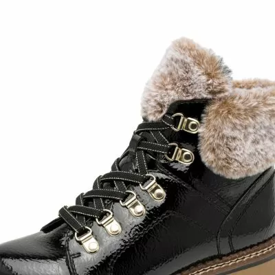 Дамски Равни Боти TAMARIS - 1-26264-43-018 BLACK PATENT