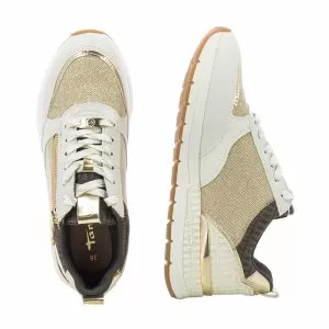 Дамски Сникърс TAMARIS - 1-1-23732-20 493  IVORY/GOLD COM