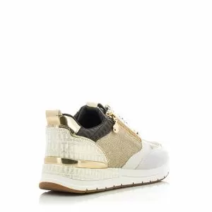 Дамски Сникърс TAMARIS - 1-1-23732-20 493  IVORY/GOLD COM