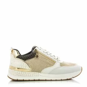 Дамски Сникърс TAMARIS - 1-1-23732-20 493  IVORY/GOLD COM