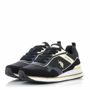 Дамски Сникърс  U.S. POLO - FEY003A SHINY -BLK