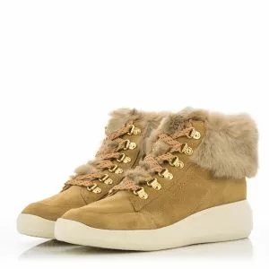 Дамски спортни боти GEOX - d04apc-camel/beige202