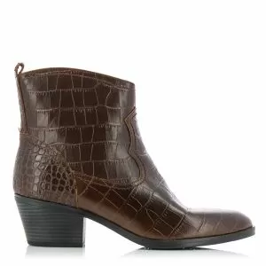 Дамски боти на ток TAMARIS - 25708  COGNAC