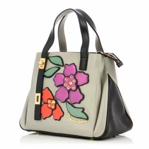 Дамска чанта BRACCIALINI - B 12711 JASMINE GRIGIO/MULTI