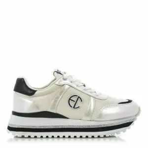 Дамски Сникърс  ENRICO COVERI - ECW123755 WHITE BLACK