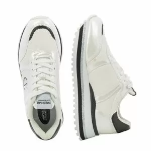 Дамски Сникърс  ENRICO COVERI - ECW123755 WHITE BLACK