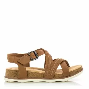 Дамски сандали комфот CLARKS - 26165120 Brynn Ave Light Tan Lea