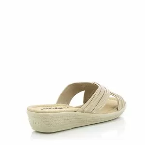 Дамски Чехли На Платформа  PATRIZIA - 189  BEIGE
