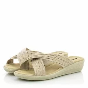 Дамски Чехли На Платформа  PATRIZIA - 189  BEIGE