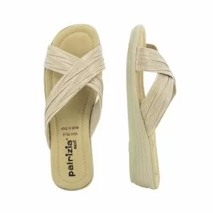 Дамски Чехли На Платформа  PATRIZIA - 189  BEIGE