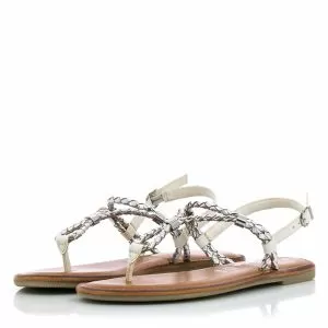 Дамски Равни Сандали   TAMARIS - 1-1-28135-28 911   SILVER/WHITE