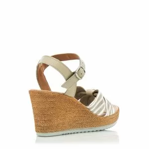 Дамски Сандали На Платформа  TAMARIS - 1-1-28346-28  404 BEIGE/STRIPES