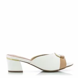 Чехли На Ток  PICCADILLY - 54210500000001 BRANCO/VERNIZ