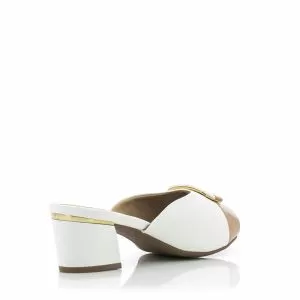 Чехли На Ток  PICCADILLY - 54210500000001 BRANCO/VERNIZ