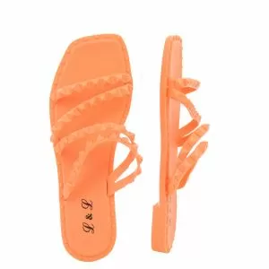 Дамски Плажни Чехли L&L MILANO - L-305A  ARANCIO