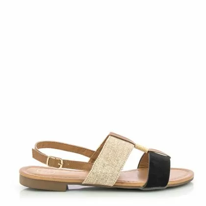 Дамски Равни Сандали  ERYNN - 333-126  BLACK