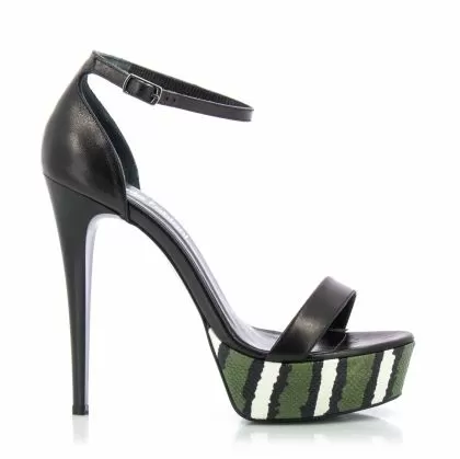 Дамски Сандали на Ток CARLO FABIANI - 646729-SS19 черен
