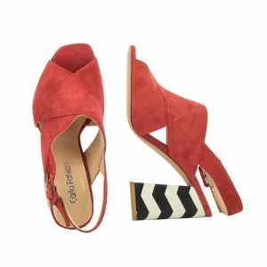 Дамски Сандали на Ток CARLO FABIANI - 64002-SS19 червен