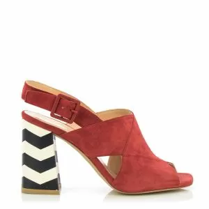 Дамски Сандали на Ток CARLO FABIANI - 64002-SS19 червен