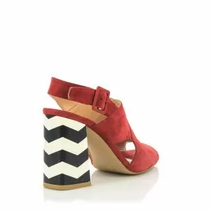 Дамски Сандали на Ток CARLO FABIANI - 64002-SS19 червен