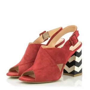 Дамски Сандали на Ток CARLO FABIANI - 64002-SS19 червен