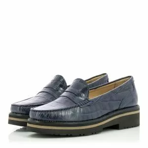 Дамски Лоуфър WIRTH - 50564 CROCO CR 7183 FAST BLUE