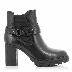 Дамски Боти На Ток  TAMARIS - 1-1-25437-29  003 BLACK LEATHER