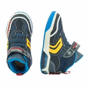 Сникърс Момчета GEOX - J169CA 0BU11 J INEK BOY NAVY/LT BLUE