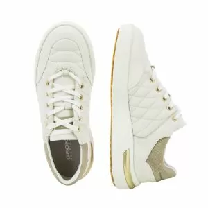 Дамски Сникърс GEOX - D26QFB 085BS D DALYLA OFF WHITE/LT TAUPE