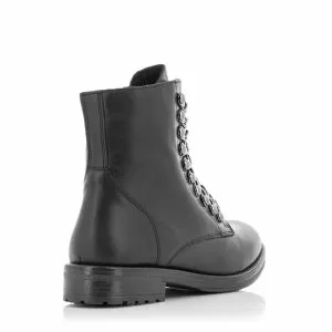 Дамски Равни Боти CARLO FABIANI - TOP 37 BLACK LEATHER