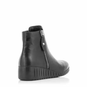 Women`s platform boots CARLO FABIANI-AVCILAR-1-02  BLACK