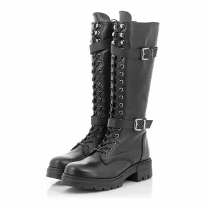Дамски офицерки CARLO FABIANI - AMAYA 04 BLACK LEATHER