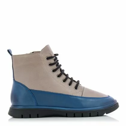 Дамски Равни Боти VERONELA - 222.19088  STONE/BLUE 10-113