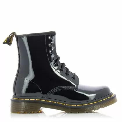 Дамски Кубинки DR.MARTENS - 11821011 1460W BLACK/PATENT LAMPER