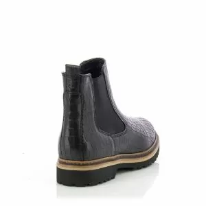 Дамски Равни Боти  TAMARIS - 1-1-25436-29  028 BLACK CROCO