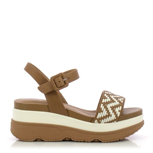 Дамски Сандали На Платформа GEOX-D55HBA D GARDENIA CAMEL/PAPYRUS