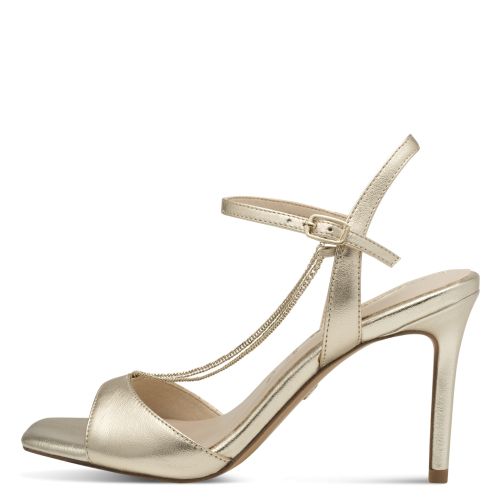 Woman`s Heeled Sandals TAMARIS-1-28004-44-933 LIGHT GOLD