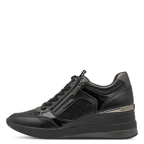 Woman`s Sneakers TAMARIS-1-23703-41-098 BLACK COMB