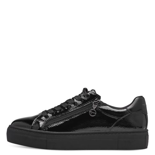 Woman`s Sneakers TAMARIS-1-23313-41-018 BLACK PATENT