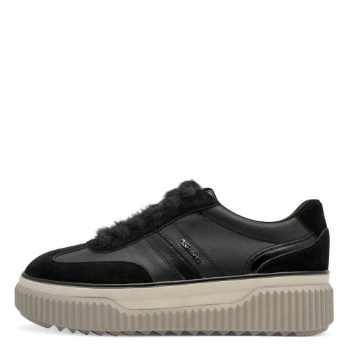 Дамски Сникърс TAMARIS - 1-23753-45-003 BLACK LEATHER