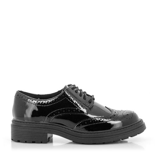 Дамски Ежедневни CLARKS-26183171 ORINOCO3 DERBY BLACK PAT