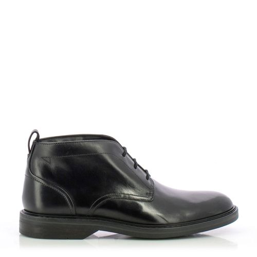 Мъжки Ежедневни Боти CLARKS-26179683 ALDWIN CHUKKA BLACK LEATHER