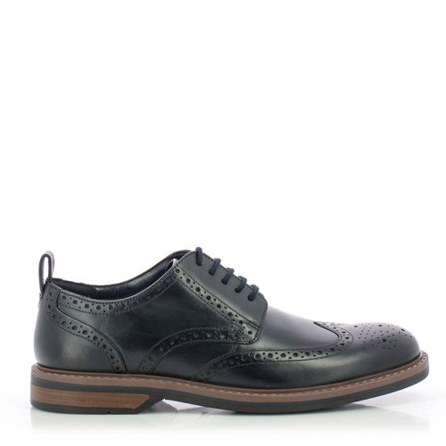 Мъжки Ежедневни CLARKS - 26178471 ALDWIN LIMIT NAVY LEATHER