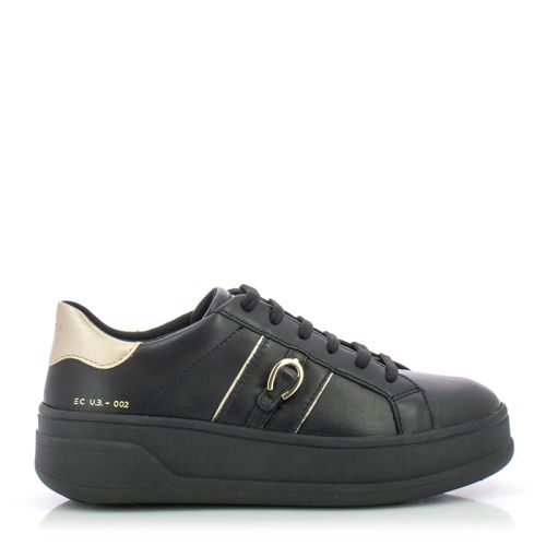 Womwn`s Sneakers GEOX-D56WVB D SPHERICA BLACK/LT GOLD