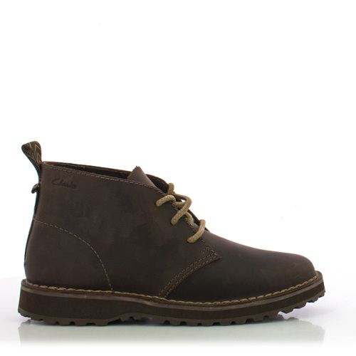 Мъжки Ежедневни Боти CLARKS - 26179717 SOLSBURY DB DARK BROWN LEA