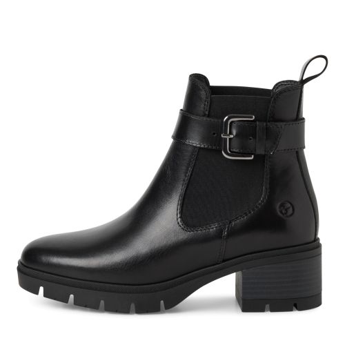 Дамски Боти На Ток TAMARIS - 1-25447-43-003 BLACK LEATHER
