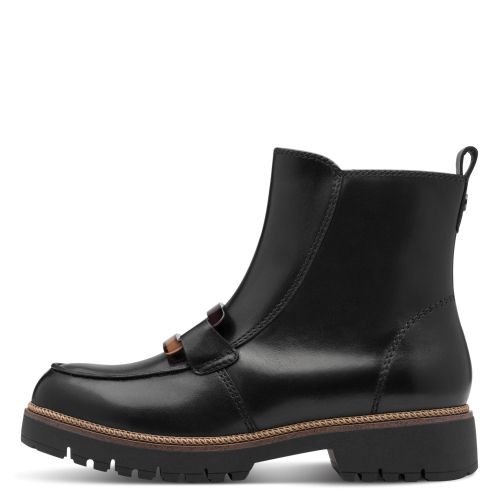 Дамски Равни Боти TAMARIS-1-25435-45-003 BLACK LEATHER