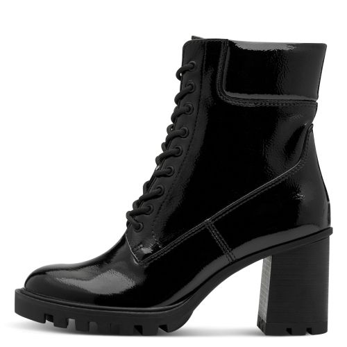 Дамски Боти На Ток TAMARIS-1-25132-45-018 BLACK PATENT