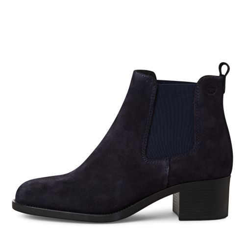 Дамски Боти На Ток TAMARIS - 1-25026-41-807 NAVY SUEDE